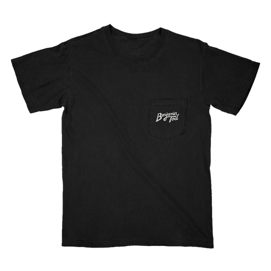 Benjamin Tod black pocket tee